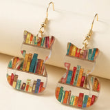 Náušnice Kockami Barevné Vinobraní