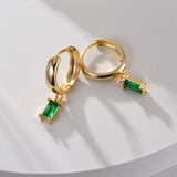 Náušnice Luisa Emeraldin Elegantní