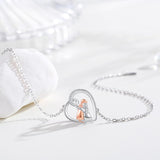 Náramek Štěstí Jednoduchy Okouzlící stavitelny