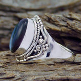 Prsten měsíční kámen christa