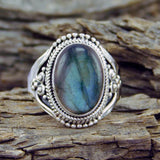 Prsten měsíční kámen christa