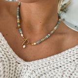 Náhrdelník Kameny Zlaté Vintage S