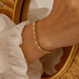 Náramek Zirkony Řetízkem Nerezové Oceli Zirkonu