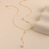 Náhrdelník Perla Sladkovodni Stříbrný Perlami S