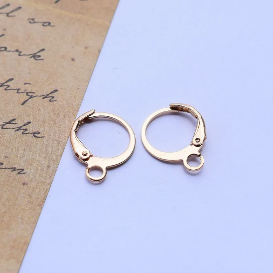 Šperk nausnicove hacky medi pokovene