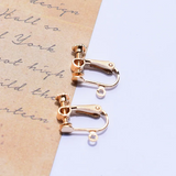 Šperk nausnicove hacky medi pokovene