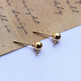 Šperk nausnicove hacky medi pokovene