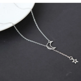 Náhrdelník Měsíční kámen Kratky Hvězda