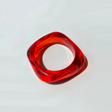 Náramek Akrylu Barevný Ctvercovy