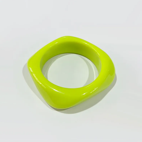 Náramek Akrylu Barevný Ctvercovy