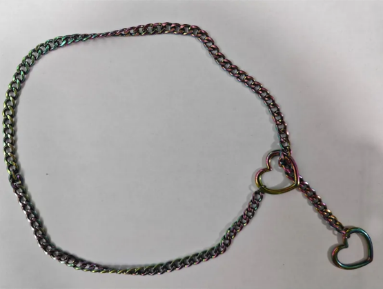 Náhrdelník nerezové lara srdcem oceli