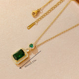 Náhrdelník 5e greta emeraldem