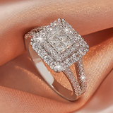 Prsten Kostičkami Lesklý