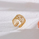 Náramek Efektem Siroky Lesklym Zlatý Zlaty